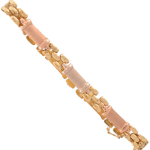 18ct Multicolour Gold Bracelet