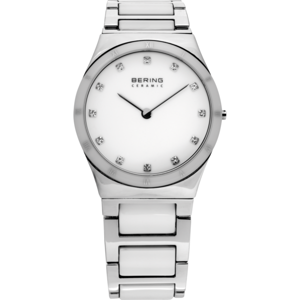 Bering White Ceramic Ladies Watch 32230-764