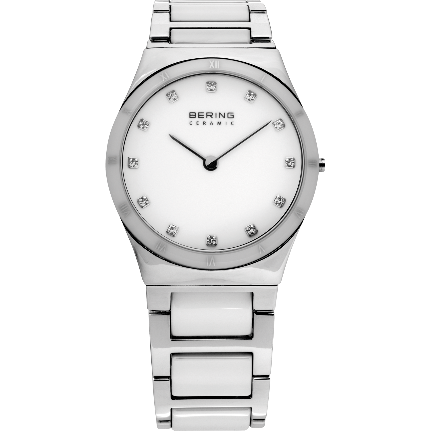 Bering White Ceramic Ladies Watch 32230-764