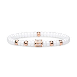 Bering Arctic Glow With White Ceramic Bracelet