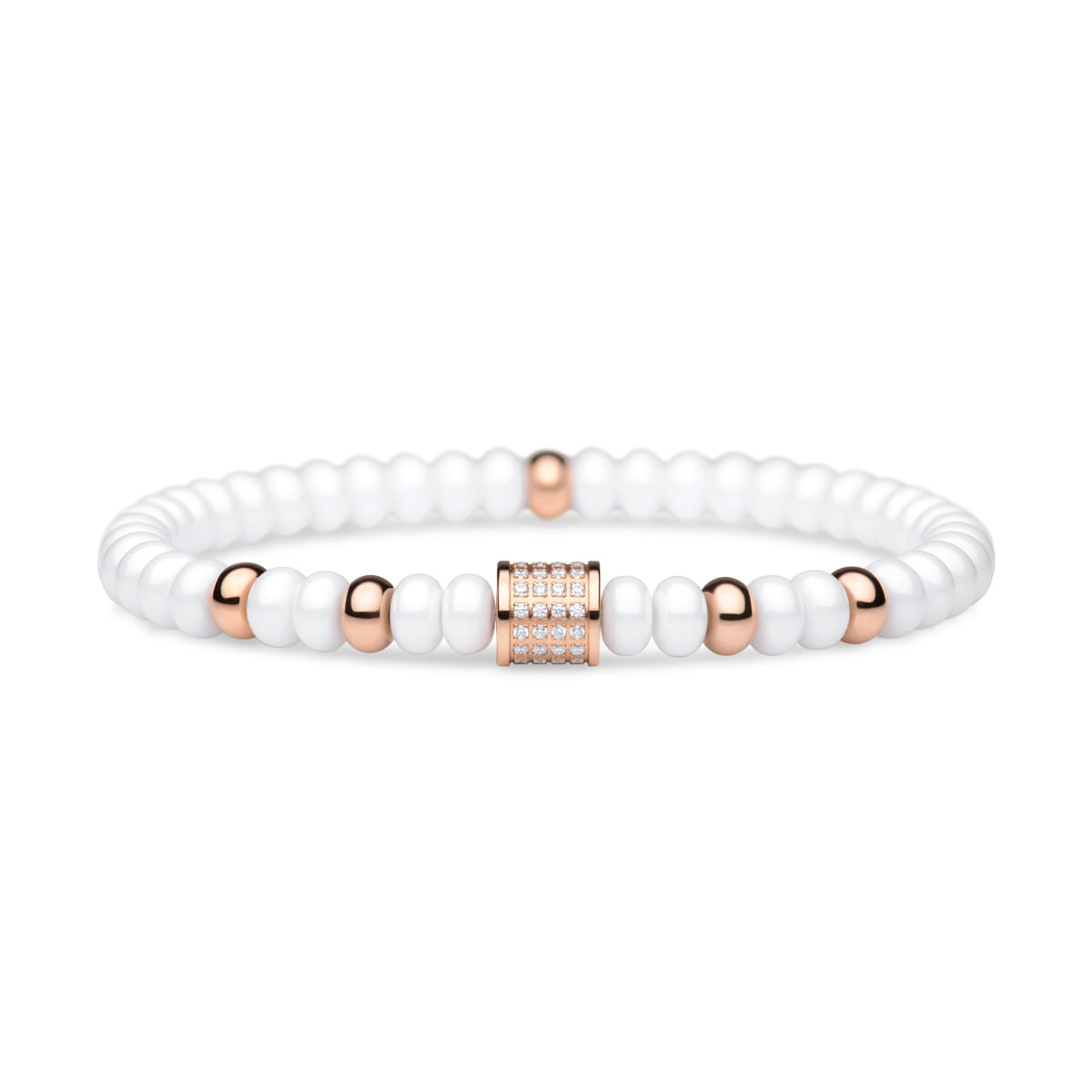 Bering Arctic Glow With White Ceramic Bracelet 603-5317-200