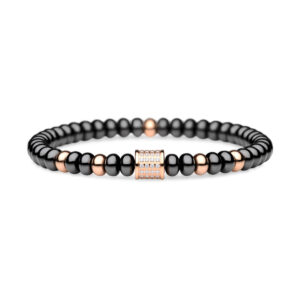 Bering Arctic Glow IP Rose Gold Tone Bracelet