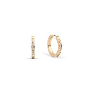 Bering Arctic Symphony polished Gold Hoop Earring