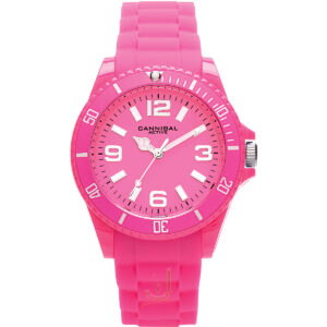 Cannibal Colours Pink Silicone Unisex Watch