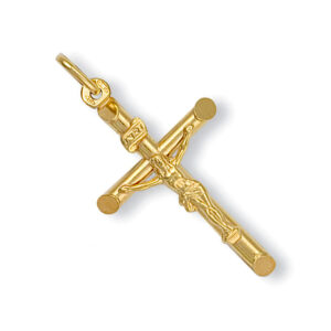 9ct Gold Crucifix Cross Pendant