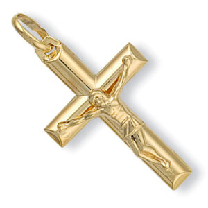 9ct Gold Crucifix Cross Pendant