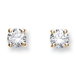 18ct Gold 0.50ct natural Diamond Studs