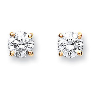 18ct Gold 0.70ct natural Diamond Studs