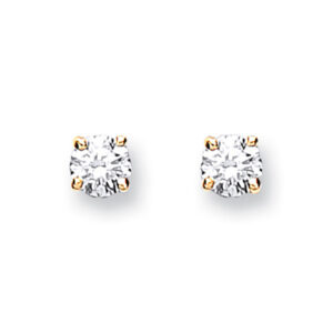 Yellow Gold 0.15 ct Diamond Studs