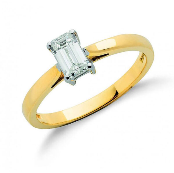 Emerald Cut Diamond Ring DR0389