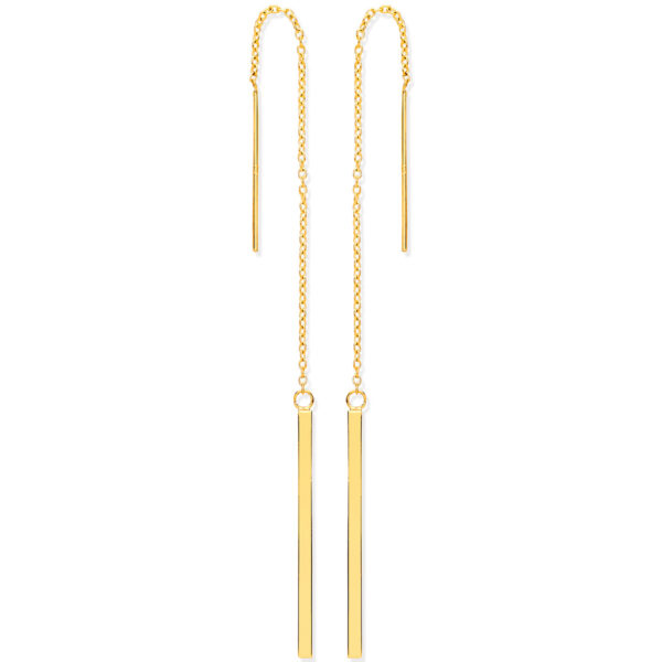 Bar-Chain Pull-Through-Earrings ER1570