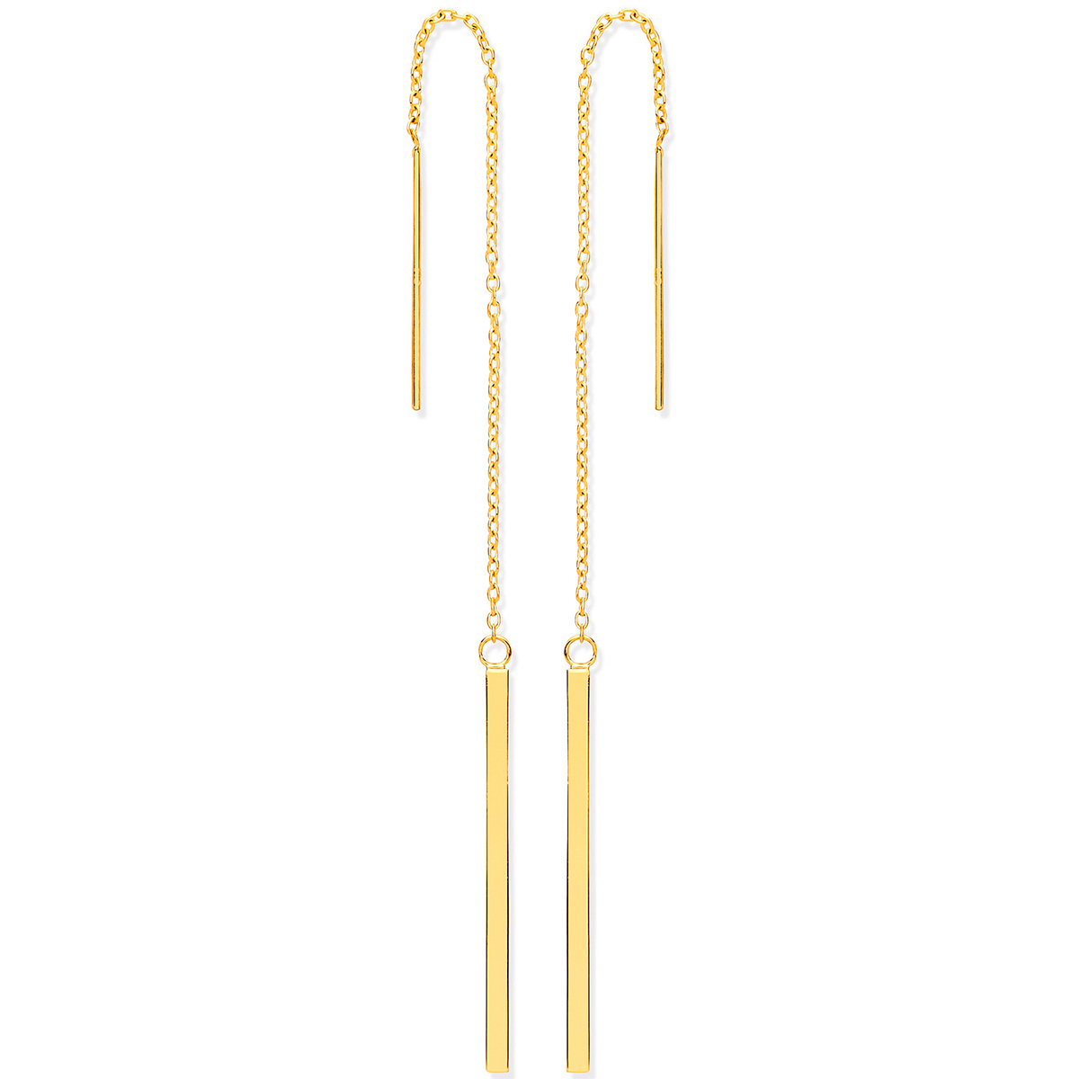 Bar-Chain Pull-Through-Earrings ER1570