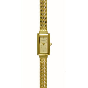 Accurist 9ct Gold Rectangular Shape Ladies Watch