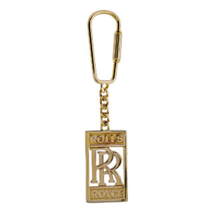 Gold Rolls Royce Key Ring