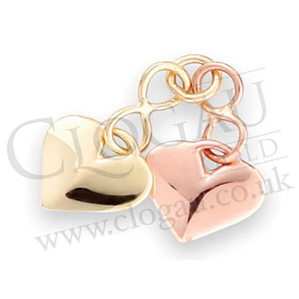 Clogau Gold Inner Double Heart Charm ICCH12