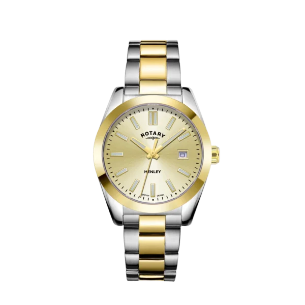 Rotary Henley Champagne Dial Ladies Watch LB05181/03