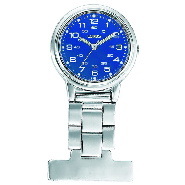 Lorus Blue Dial Nurses Fob Watch RG251DX9