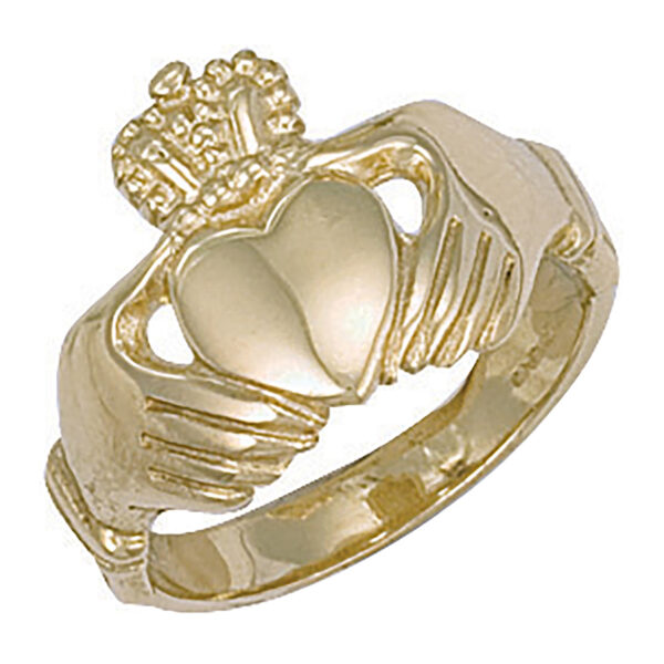 Gold Claddagh Ring R0091