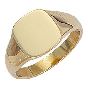 9ct Gold Square Signet Ring