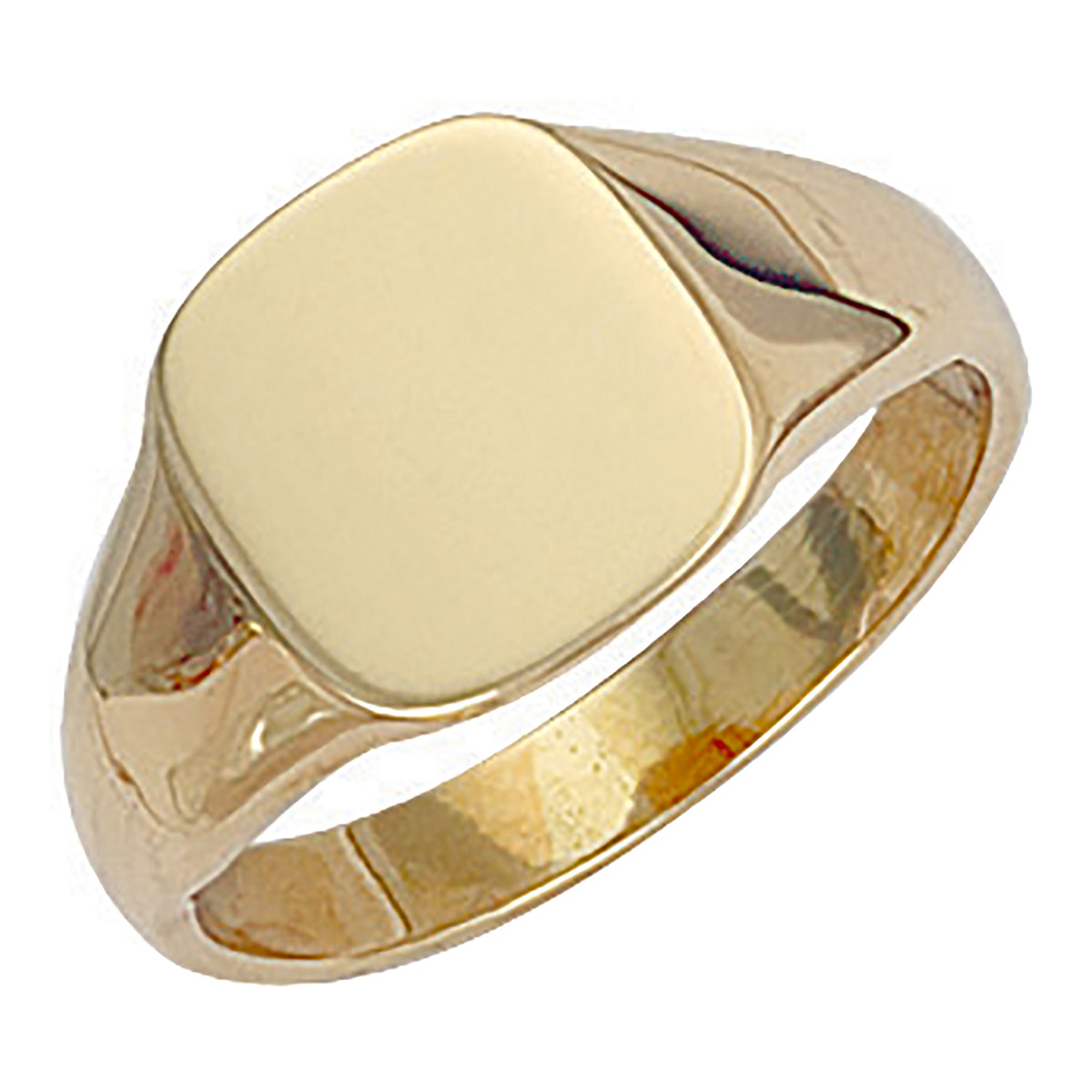 9ct Gold Square Signet Ring R0127