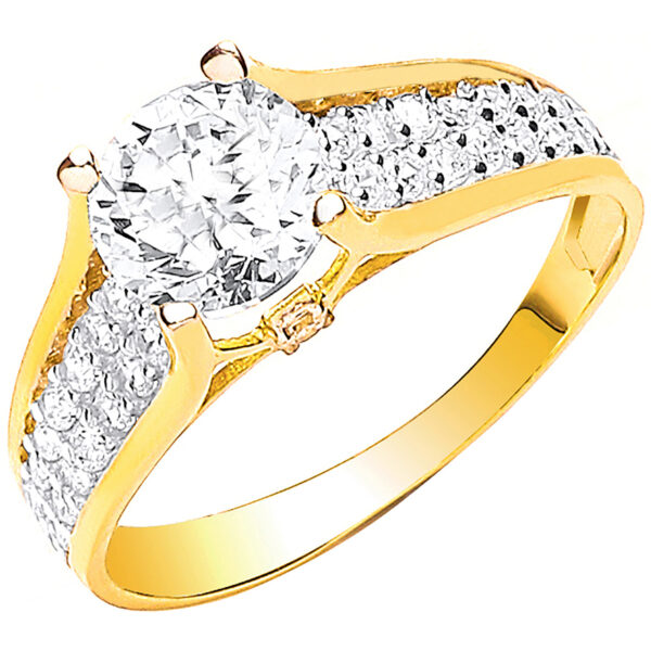 Ladies Single-Stone Ring R0634