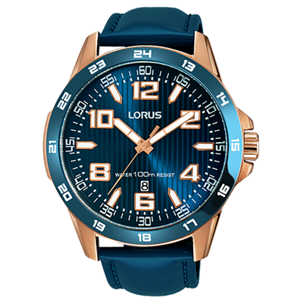 Lorus Blue Dial Sports Mens Watch RH908GX9