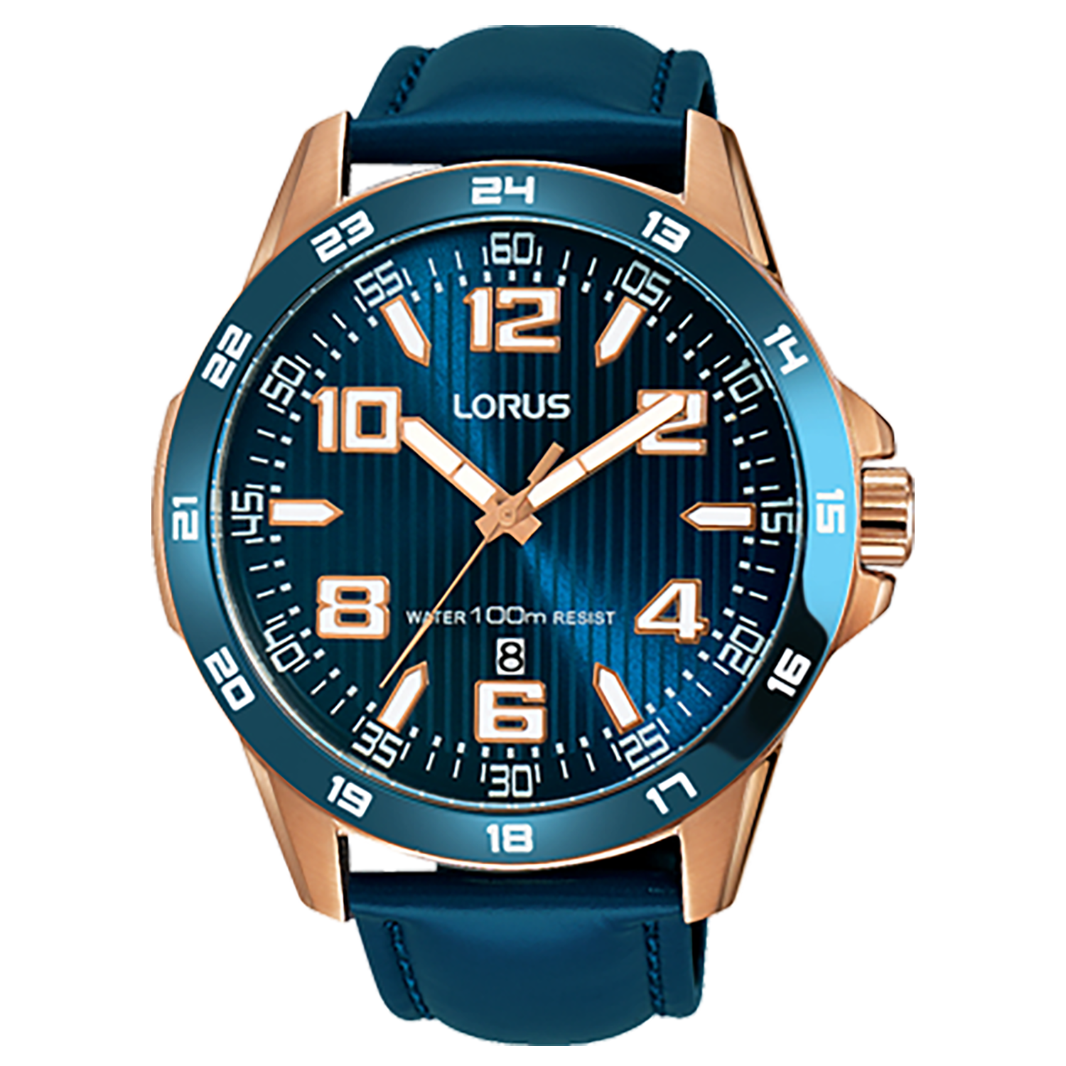 Lorus Blue Dial Sports Mens Watch RH908GX9