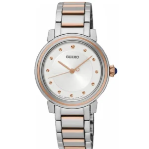 Seiko Rose and Stainless Steel Ladies Watch