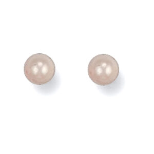 Gold 4mm Cultured Pearl Studs