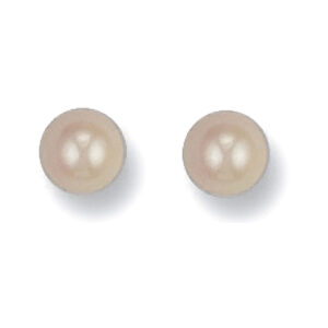 Gold 6mm Cultured Pearl Studs