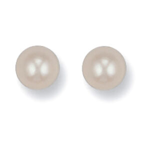 Gold 7mm Cultured Pearl Studs