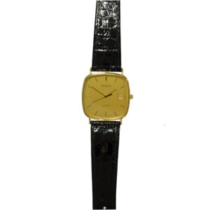 Tissot 9ct Gold Square Gents Watch