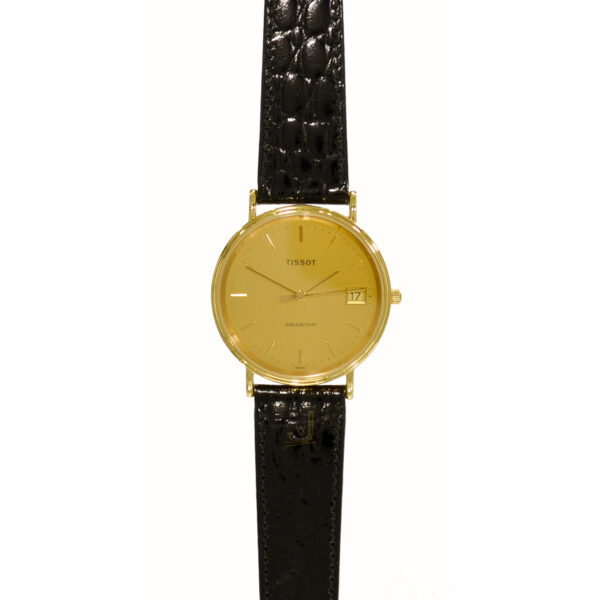 Tissot 18ct Gold with Gold Dial Gents Watch T71340321