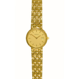 Tissot 18ct Gold Champagne Dial Bracelet Ladies Watch