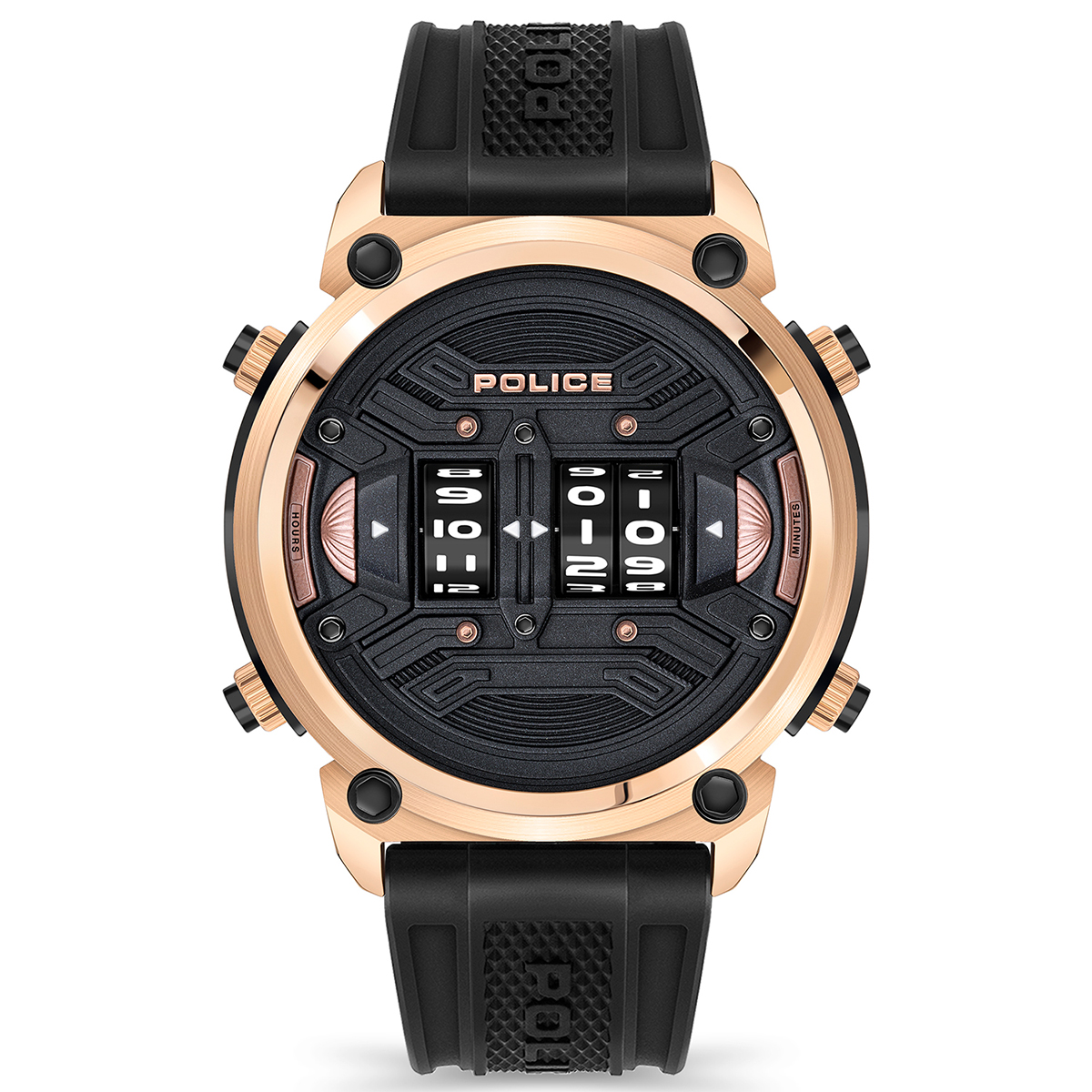 Police watches women's rose gold best sale