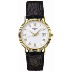 Tissot 18ct White Dial Roman Numeral Ladies Watch