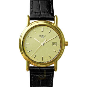 Tissot 18ct Gold Champagne Dial Ladies Watch