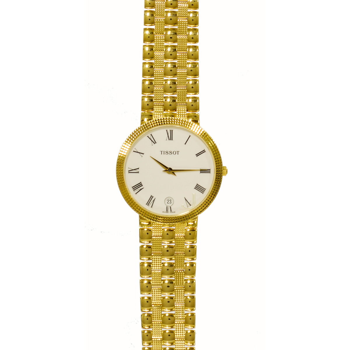 Tissot 18ct Gold Gents Bracelet Watch T73340613