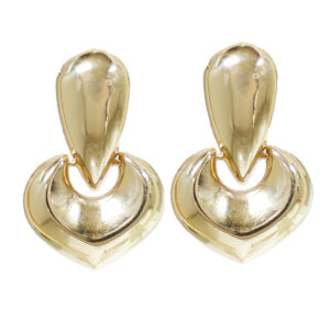 Gold Fancy Drop Earring