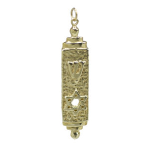 9ct Gold Mezuzah Pendant