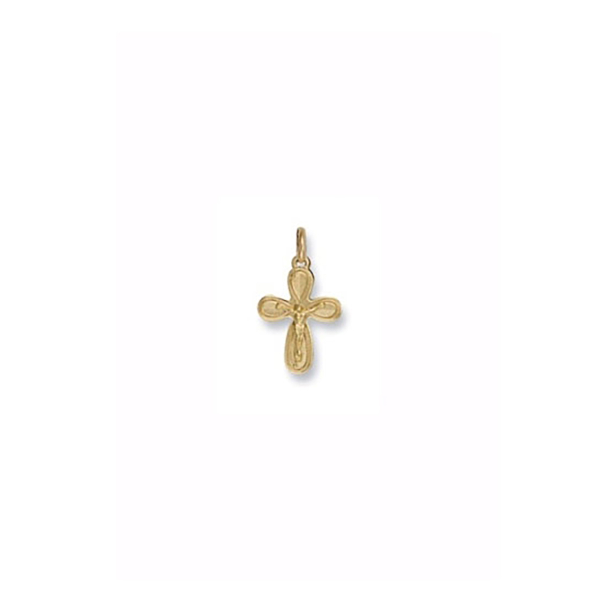 Gold Cross with an image of Christ on it CX0141