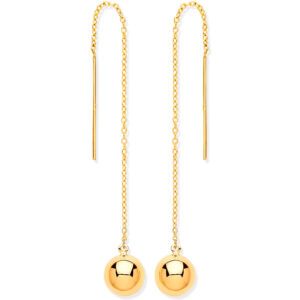 Ball Chain Pull Through Earrings