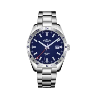 Rotary Blue Dial Henley GMT Gents Watch