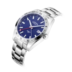 Rotary Blue Dial Henley GMT Gents Watch