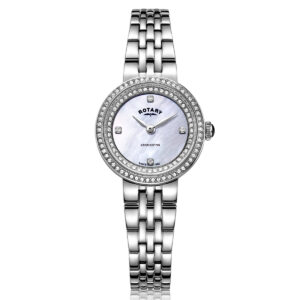 Rotary Kensington Crystal Set Ladies Watch