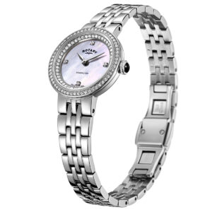 Rotary Kensington Crystal Set Ladies Watch