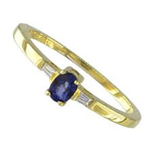 18ct gold Sapphire Diamond Ring