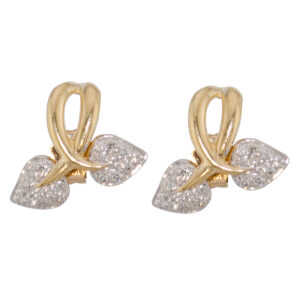 Cancer Ribbon Diamond Studs