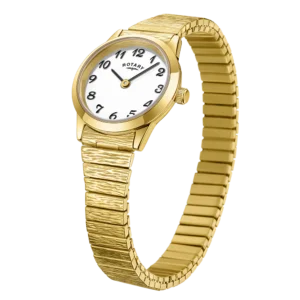 Rotary Expanding Gold bracelet Ladies Watch