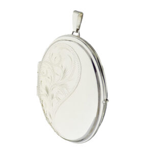 White Gold Large Locket